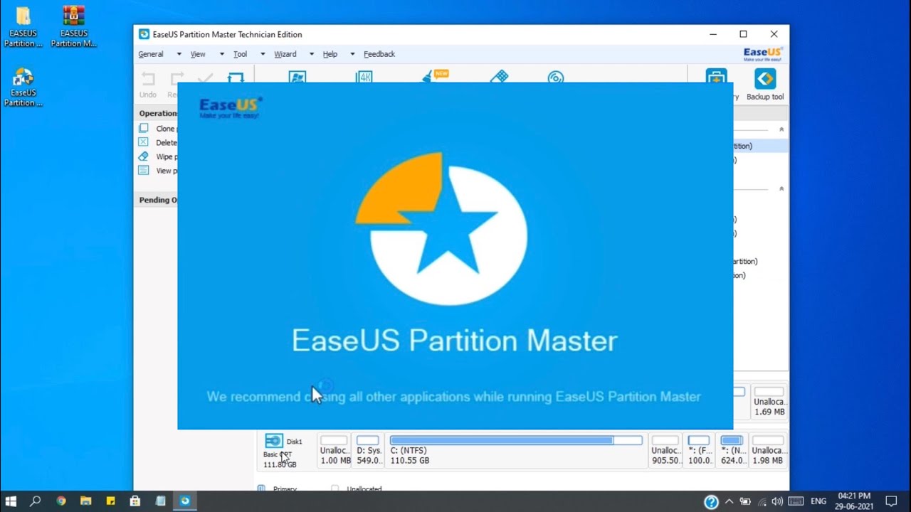EaseUS Partition Master 16.8 Crack + License Code Full Download 2022